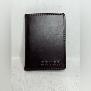 Handcrafted Bryer Leather Wallet - Dark Brown